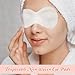 Heclia Disposable Non Woven Eye Care 200 Pcs Eyes Covers for Facials Eye Mask Cotton Spa Eyes Pads for Facials Clear EyeMask Spa Wrap Moisture Retention Skincare Home Beauty Wet Compress