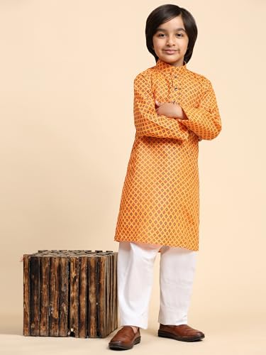 Image of Pro-Ethic Style Developer Boys Cotton Kurta Pajama For Kid's Ethnic Wear | Cotton Kurta Pajama (S-239)