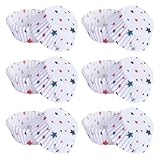 Lot de 300 caissettes à cupcakes en papier patriotique pour fête des États-Unis, rouge, blanc, bleu, pour muffins, desserts, décorations de fête