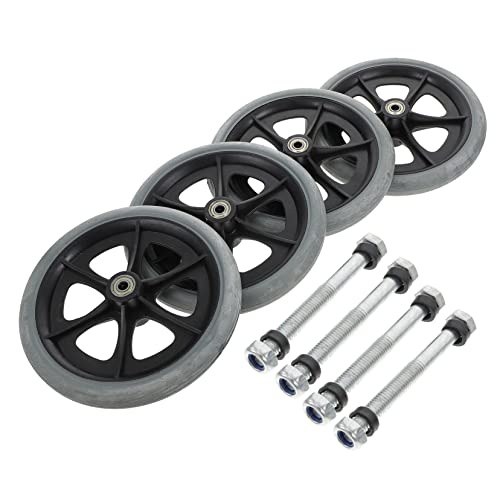 ERINGOGO Heavy Duty Front Wheel Replacement for Wheelchairs Durable Portable Accessories for Medical and Mobility Scooters Non Slip Wear Resistant