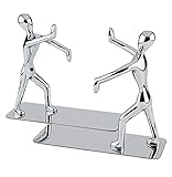 Große Größe für hohe Beanspruchung: 18,5 x 15,5 x 7 cm groß.Ganz gleich, ob Sie sie für Halten von Büchern, DVDs, VHS-Kassetten oder Musik-CDs verwenden, unsere strapazierfähigen Buchstopper sind stark genug, um sie alle zu tragen.