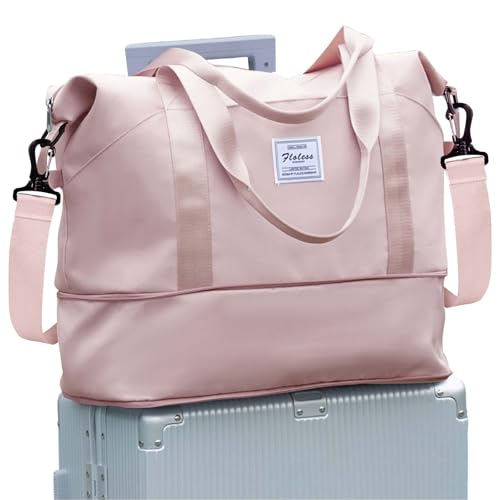 Foldie Large Travel Tote Bag, Waterproof...