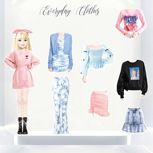 Magnetic Dress Up, Magnetic Princess Dress Up Paper Doll Magnetic Dress Up Games, Pretend and Play Travel Playset Toy Magnetic Dress Up Dolls for Girls