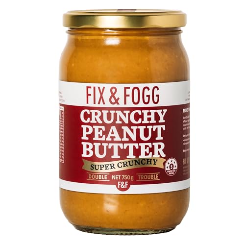 Fix & Fogg Gourmet Super Crunchy Peanut Butter 750g