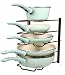 ACE HOME Kitchen Storage Solutions Cabinet Pan Rack Organizer - Bronze