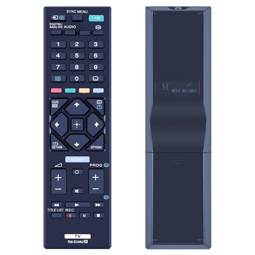 [Durabilità / comfort] Il telecomando Sony TV RM-ED062 in materiale ABS di alta qualità è durevole, difficile da rompere e ha un'eccellente resistenza agli urti e durata. La superficie è smaltata, liscia e piacevole al tatto e facile da impugnare. I bottoni in silicone sono morbidi e aderiscono alle dita e hanno un'eccellente durata e resistenza alle macchie.