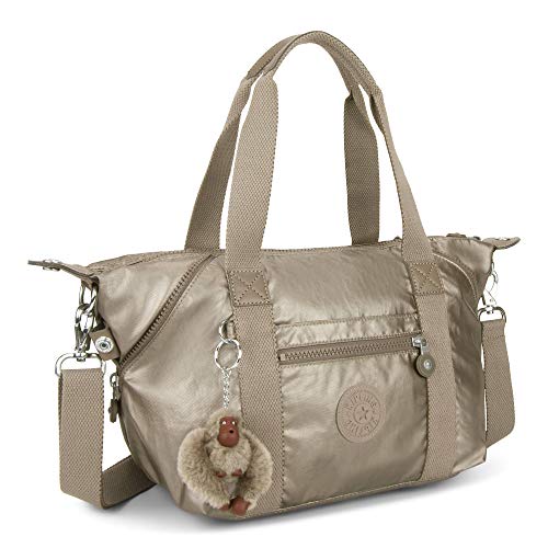Image of Kipling Art Mini Handbag, Metallic Pewter
