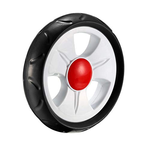 sourcing map Plastic Swivel Pulley Wheel 134mm/5.27inch Dia Single Wheel 6mm Mounting Hole Dia