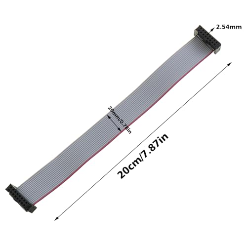 Conector IDC de 16 pines 20 cm negro pack x6 miniatura 2