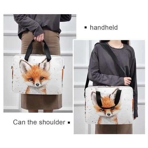 Maletín para portátil ALAZA Cute Fox 13-15.6 pulg miniatura 2