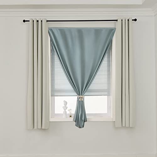 Cortinas autoadhesivas 100% opacas AJAZZ para oscurecer ventanas pequeñas de forma simple y fácil 7