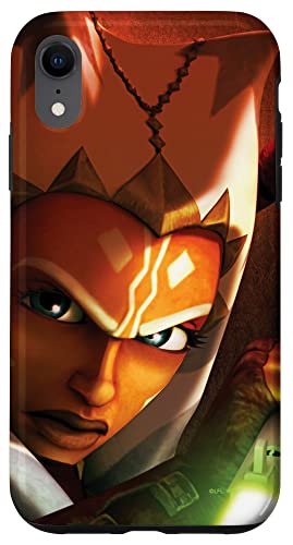 Coque iPhone XR Star Wars sabre laser Ahsoka Tano pour fan actif