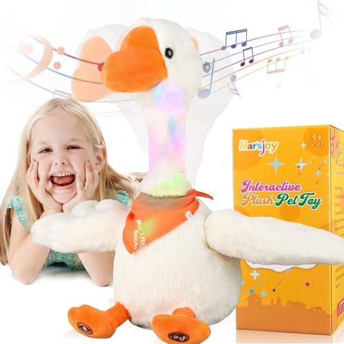 Oie dansante parlante de, répétant ce Que Vous Dites, imitant l'enregistrement, Jouet en Peluche pour bébé,anglaises Chantant, Parlant, Lumineux, Cadeau d'éclairage pour Enfant Oie dansante parlante de, répétant ce Que Vous Dites, imitant l'enregistrement, Jouet en Peluche pour bébé,anglaises Chantant, Parlant, Lumineux, Cadeau d'éclairage pour Enfant