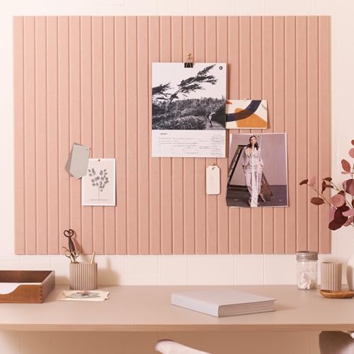 Large Felt Bulletin Board - Stylish Perfectly Sized 35" x 47" Cor...