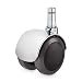 Produktbild 1x Set (5 Rollen) Hartbodenrollen für Vitra EA117 - Chrome