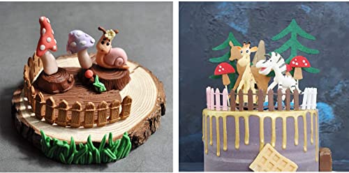 3D Silicone Grass Mold For Fondant, Garden Picket Fence Fondant Mold For Cake Decoration, Cupcake Topper, Polymer Clay, Candy, Chocolate, Soap Wax Making Crafting Projects(Set Of 2) #TOP4