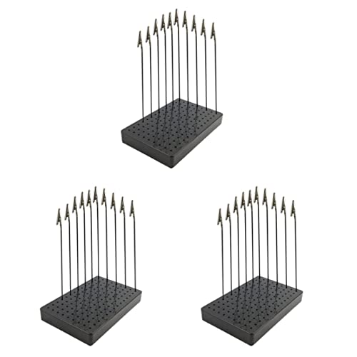 Ciieeo 3 Sets Craft Color Clip Teile Kit Stick Färbung Airbrush Stand DIY Herstellung Basis Memo Fotohalter Ständer Und Lackmodell Modellierung zum Malen Bastelmodelle Clips Cover