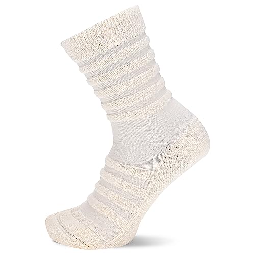 Image of Merrell unisex-adult After Sport Reverse Terry Crew Socks 1 Pair Pack Soft and Cushioned Comfort