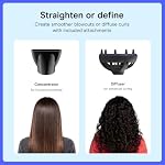 INFINITIPRO PAR CONAIR Sèche-Cheveux avec Diffuseur Innovant, Sèche-Cheveux 1875W, Diffuseur Innovant Améliore les Boucles et Ondes tout en Réduisant les Frisottis | Diffuseur Multi-Chambre pour Cheveux Bouclés, Crépus et Ondulés, Bleu Foncé, 600XRL