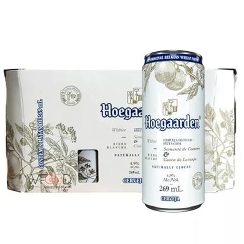Cerveja HOEGAARDEN White 269ml (8 Latas)
