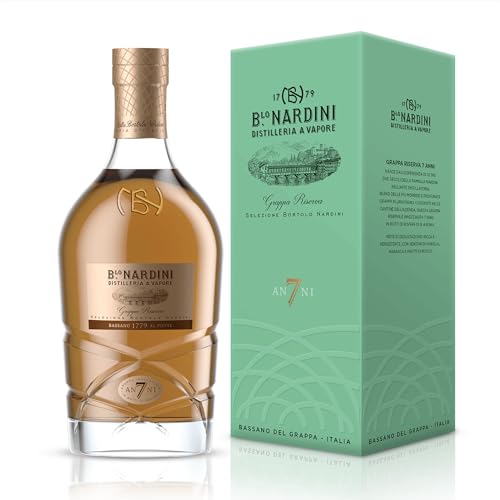 Nardini Reserva 7 Anni mit Geschenkverpackung Grappa (1 x 0.7 l)