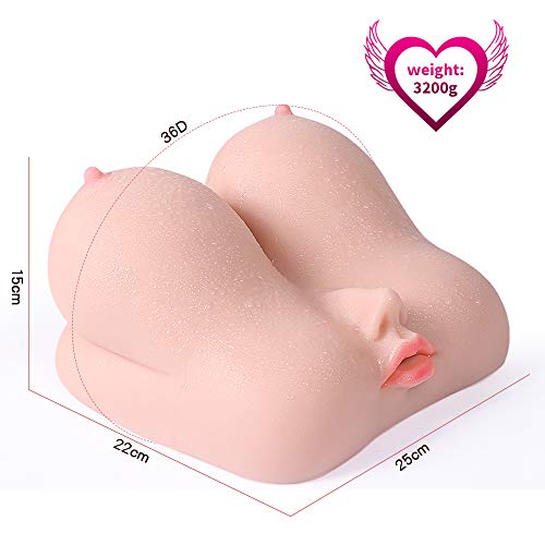 3D Realistic Artificial Toys for Male with 2 Lifelik Entries Cup Underwear Soft