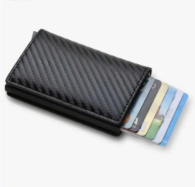 Airtag Carbon Wallet Mens RFID4