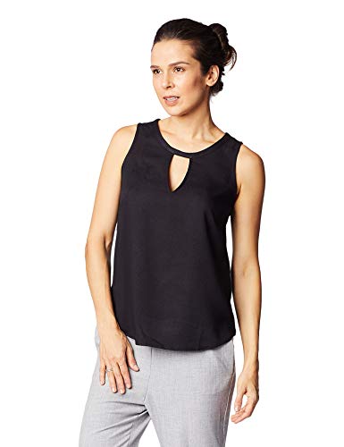 Blusa Sem Manga, Hering, Feminino, Preto, M