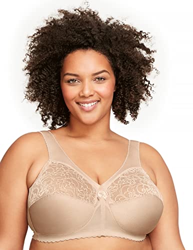 Full Figure Plus Size Magiclift Original Support Bra Wirefree #1000 Blush #TOP17