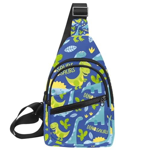 Sac à bandoulière bleu pour homme et femme, sac de poitrine de randonnée et magasinage