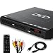 DVD Player for TV - Compact Multi Region DVD/SVCD/CD/Disc Player with Remote Control, Built-in PAL/ NTSC System, USB Port Support