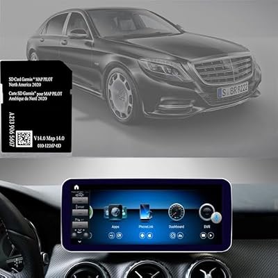 Navigation SD Card Map Compatible with Mercedes Garm./Pilot, C-Class E-Class GLC.Version 14.0 (MAP 14.0) ONLY BE Used in The Audio 20 (Code 522) NTG Sync USA/Can/Mex