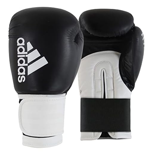 adidas Hybrid 100 Boxhandschuhe, weiß, 454 g