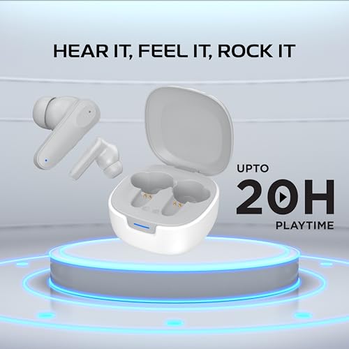 Image of TWS103 Air Flip True Wireless Earbuds, Up to 20 Hours Playtime, Bluetooth 5.4, Front Open Design, Touch Controls, Type-C Charging
