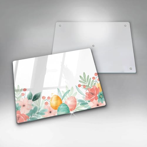 Plaque protection induction 52x40cm Wallfluent avec planche à découper cuisine