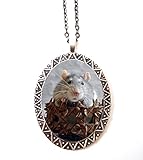 Rat Necklace Pendant Pet Rats Kawaii Animal Art