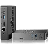 Dghrti Mini PC Supporto 512GB SSD Expansion, N3350 Desktop Computer 64GB, Small PC Gaming ...