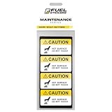 Caution - Hot Surface Stickers (Small) | Heavy-Duty Signs for Machinery & Equipment | Weatherproof, Ultra Durable Safety Labels – USA Made (2x1 Inch), 4-Pack