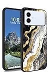 DIGTIALL Black Gold Marble Case for Samsung Galaxy S26 Plus 6.7