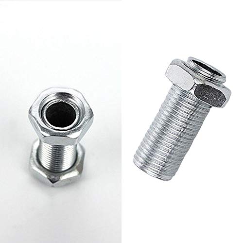 Image of Lamp Pipe Nipple Kit, Including M10 40 mm /1.6 inch Length Nipples and M10 Nut Thickness 3mm / 0.12 inch, Zinc-Plated, 10 Pack