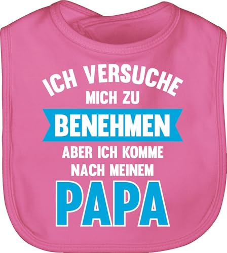 Baby Lätzchen - Sprüche - Ich versuche mich zu benehmen aber ich komme...