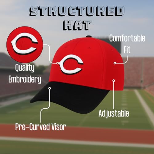 Gorra oficial Cincinnati Baseball MVP ajustable miniatura 5