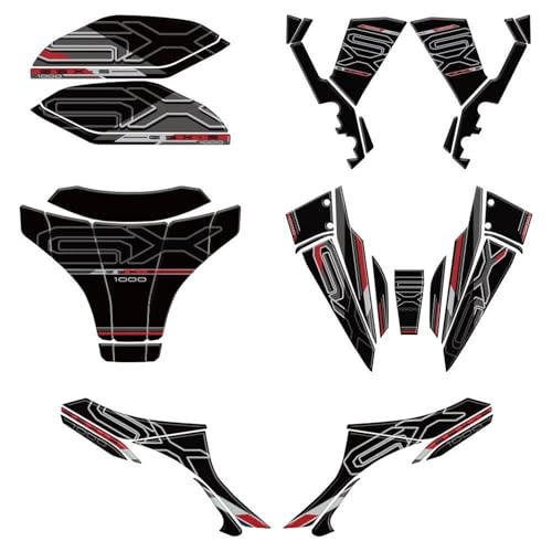 Système de protection 3D en gel pour moto Suzuki GSX S1000GX voyages et trajets quotidiens