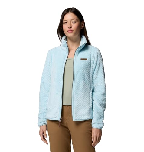Columbia Women's Fire Side II Sherpa Full Zip Fleece Jacket, Marine Light, Medium