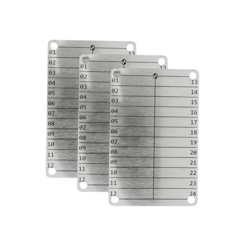 3 Placas Cold Wallet de Aço Inox – Backup Metálico para Seed Phrase Cripto – À Prova de Fogo, Água e Corrosão – Compatível com Bitcoin, Ethereum e Outras Carteiras