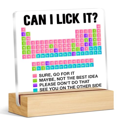 Periodic Table Acrylic Desk Sign