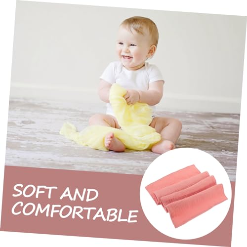 BESPORTBLE 2 pcs Cotton Burp Cloths Absorbent Washable Drool Bibs Soft Breathable Burping Cloths for Travel Lightweight and Portable Cotton Washcloths4