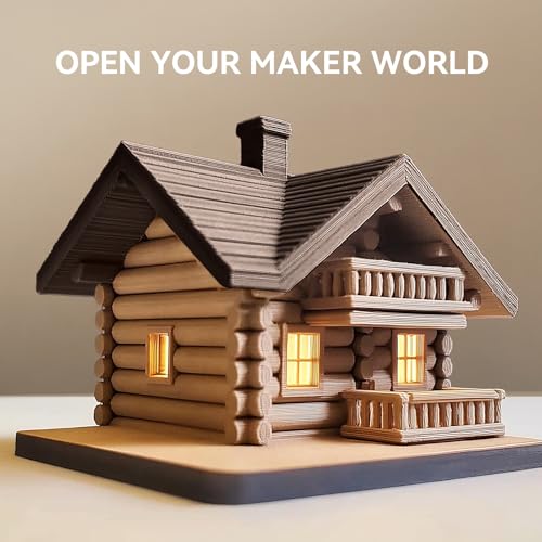 250g Wood PLA Filament 1.75mm Beginner Bundle, SUNLU 3D Printer Filament Neatly Wound, Individually Vacuum Packed, 250g Spool, 4 Rolls, Walnut+Logs+Cherry+Maple