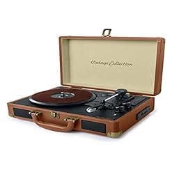 Muse MT-103 CL Beige (Camel) Tourne-Disque stéréo/USB/Bluetooth - Les Beatles, Paul McCartney, John Lennon, RIngo Starr, George Harrison