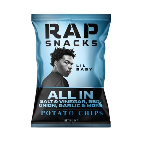 Amazon.com: Rap Snacks Lil Baby All in Potato Chips 2.5 Oz Bags